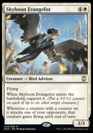 Skyboon Evangelist (Promo Pack) [Streets of New Capenna Commander Promos] | Chromatic Games