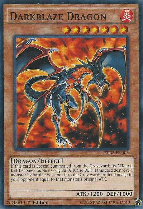 Darkblaze Dragon [SR02-EN006] Common | Chromatic Games