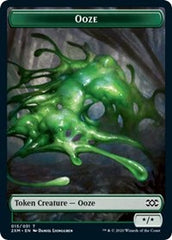 Ooze // Wurm (030) Double-Sided Token [Double Masters Tokens] | Chromatic Games