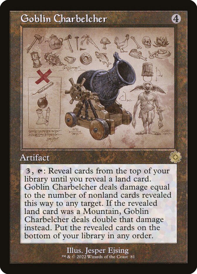 Goblin Charbelcher (Retro Schematic) [The Brothers' War Retro Artifacts] | Chromatic Games