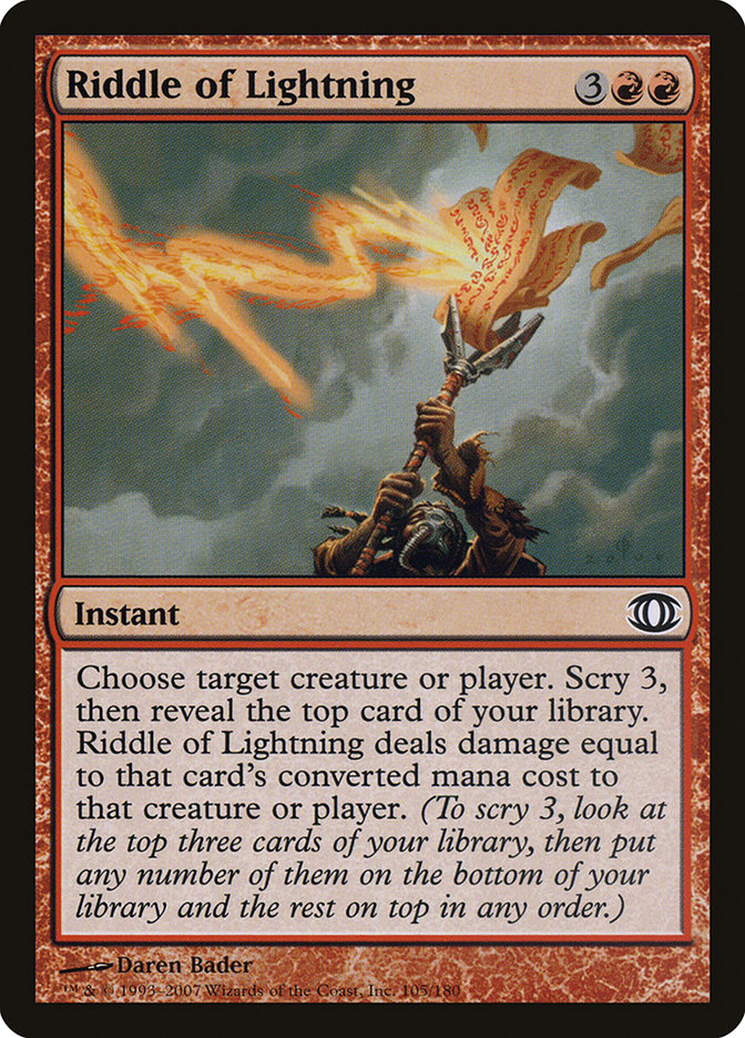 Riddle of Lightning [Future Sight] | Chromatic Games
