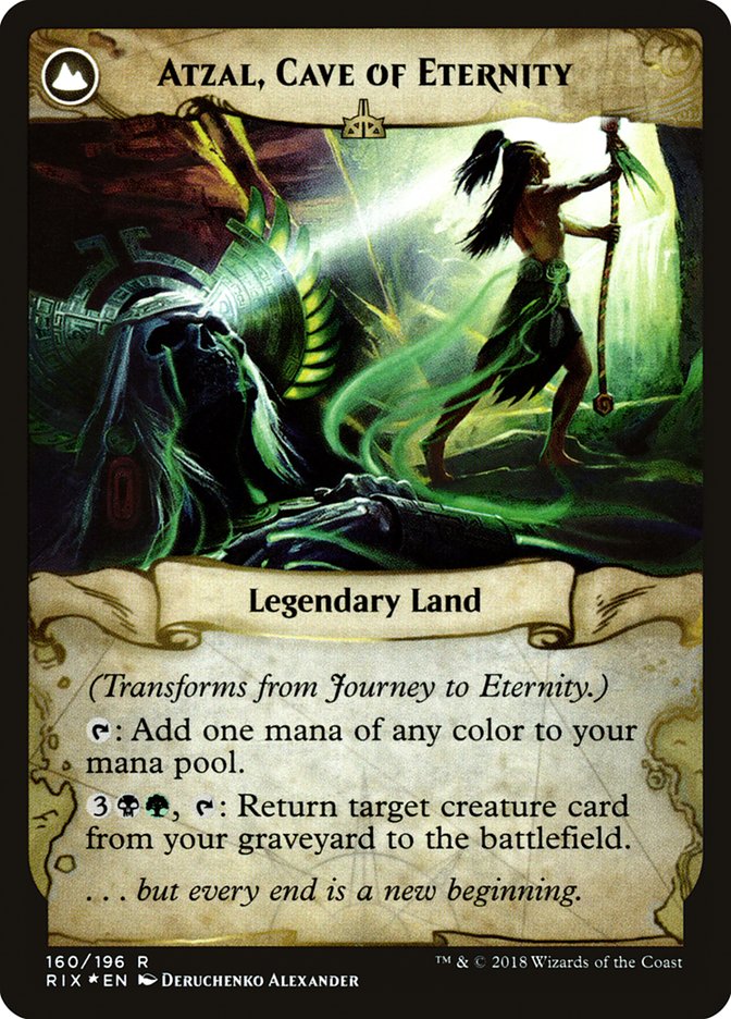 Journey to Eternity // Atzal, Cave of Eternity [Rivals of Ixalan Prerelease Promos] | Chromatic Games