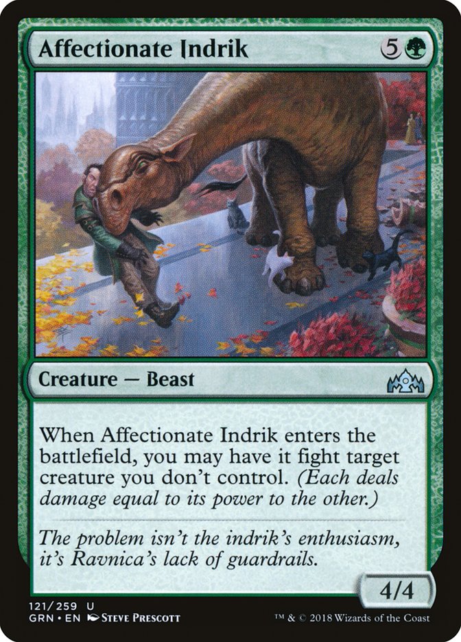 Affectionate Indrik [Guilds of Ravnica] | Chromatic Games