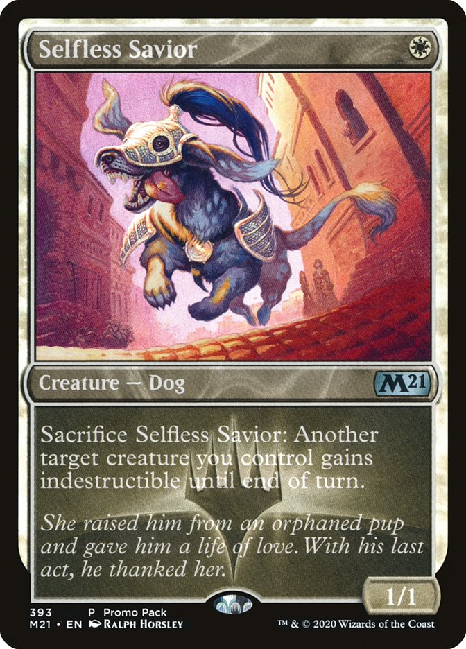 Selfless Savior (Promo Pack) [Core Set 2021 Promos] | Chromatic Games