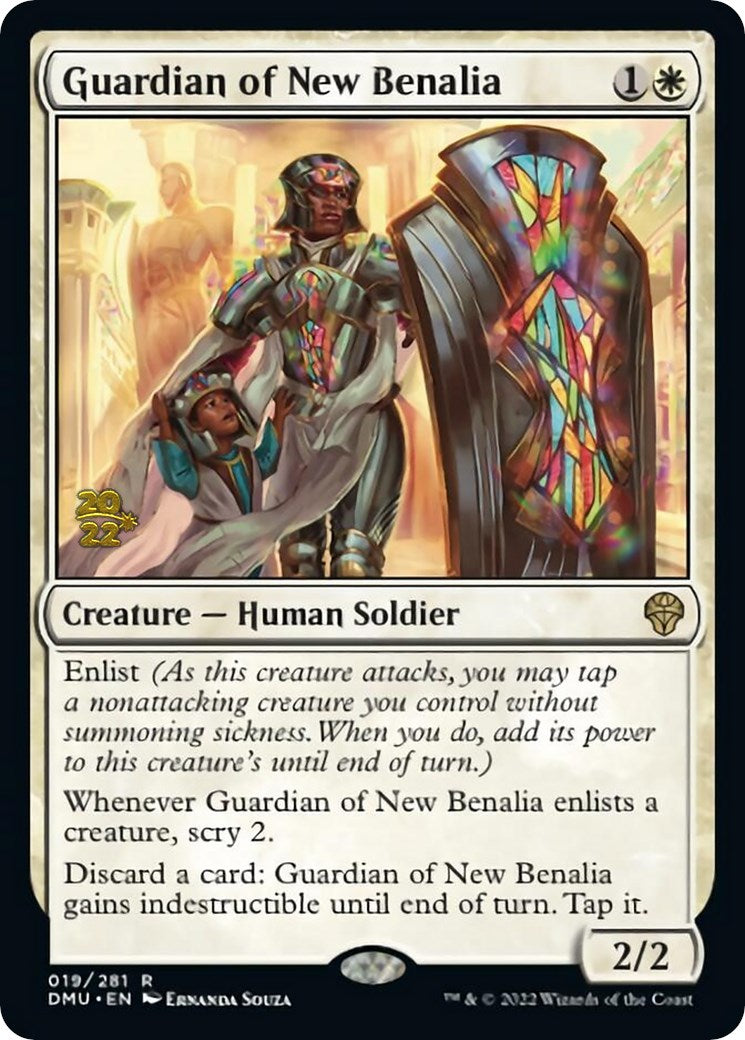 Guardian of New Benalia [Dominaria United Prerelease Promos] | Chromatic Games