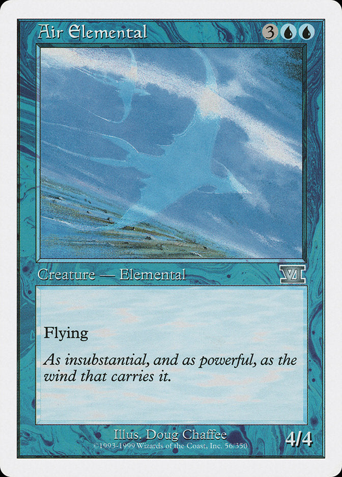 Air Elemental [Classic Sixth Edition] | Chromatic Games