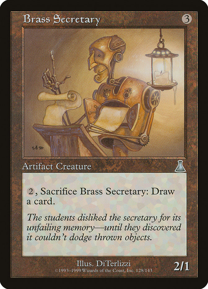 Brass Secretary [Urza's Destiny] | Chromatic Games