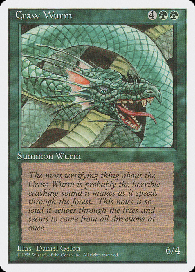 Craw Wurm [Fourth Edition] | Chromatic Games