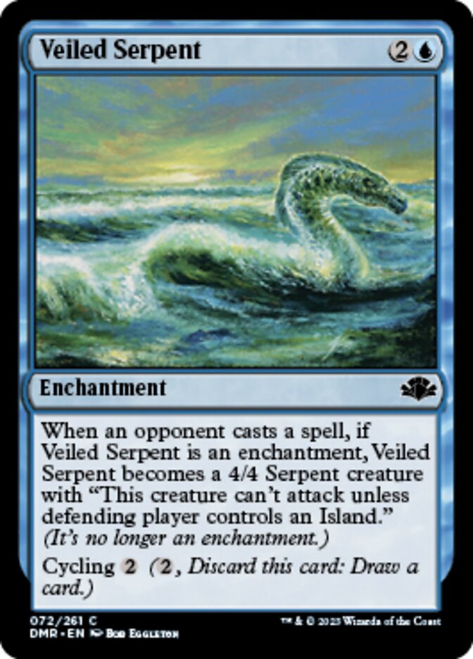 Veiled Serpent [Dominaria Remastered] | Chromatic Games