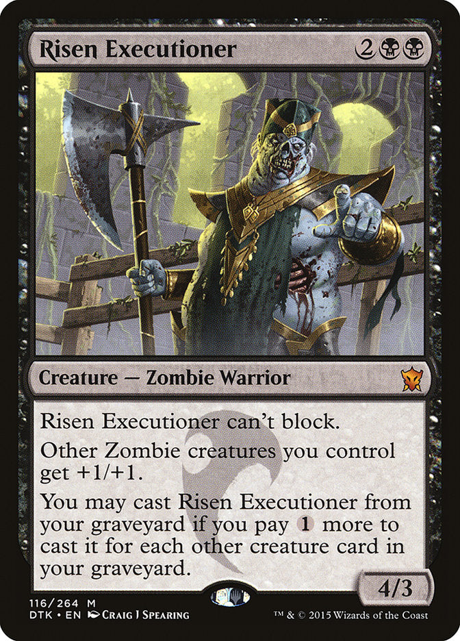 Risen Executioner [Dragons of Tarkir] | Chromatic Games