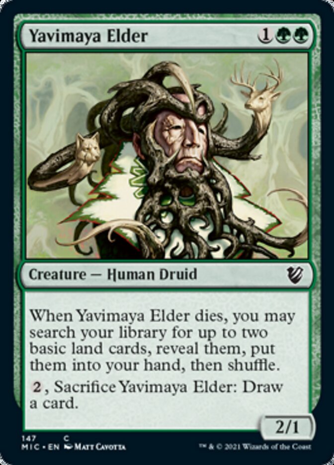 Yavimaya Elder [Innistrad: Midnight Hunt Commander] | Chromatic Games