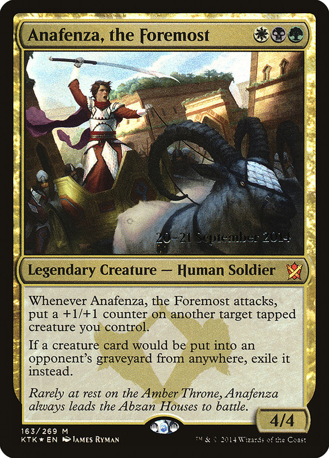 Anafenza, the Foremost [Khans of Tarkir Prerelease Promos] | Chromatic Games