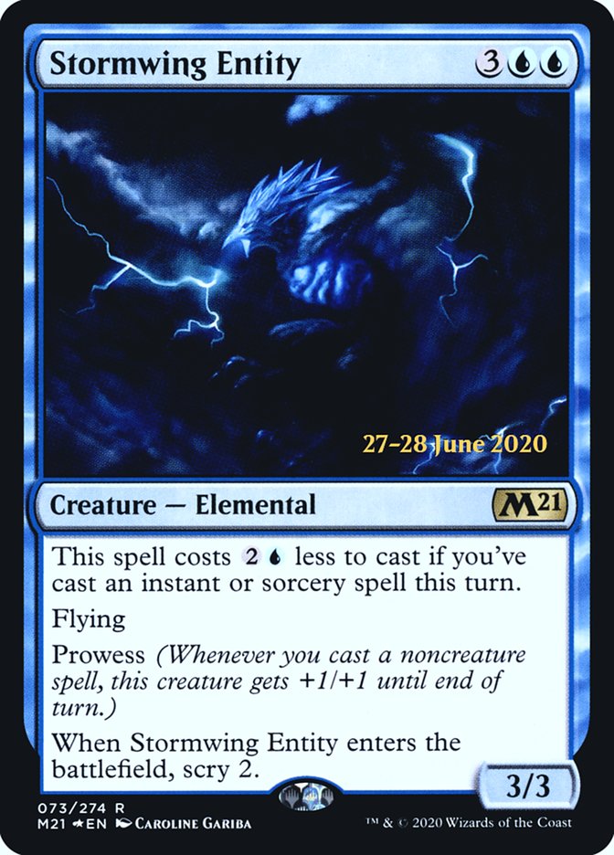 Stormwing Entity [Core Set 2021 Prerelease Promos] | Chromatic Games