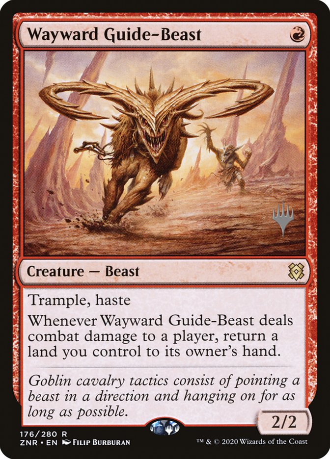 Wayward Guide-Beast (Promo Pack) [Zendikar Rising Promos] | Chromatic Games