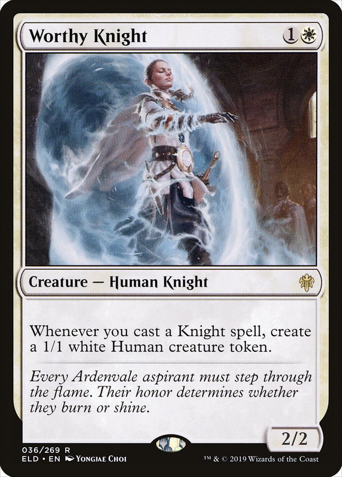 Worthy Knight [Throne of Eldraine] | Chromatic Games