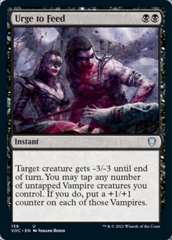 Urge to Feed [Innistrad: Crimson Vow Commander] | Chromatic Games