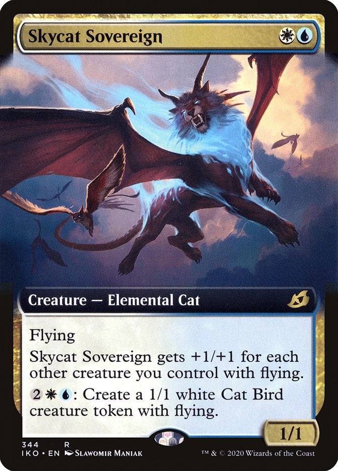 Skycat Sovereign (Extended Art) [Ikoria: Lair of Behemoths] | Chromatic Games