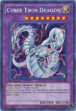 Cyber Twin Dragon [LCGX-EN180] Secret Rare | Chromatic Games