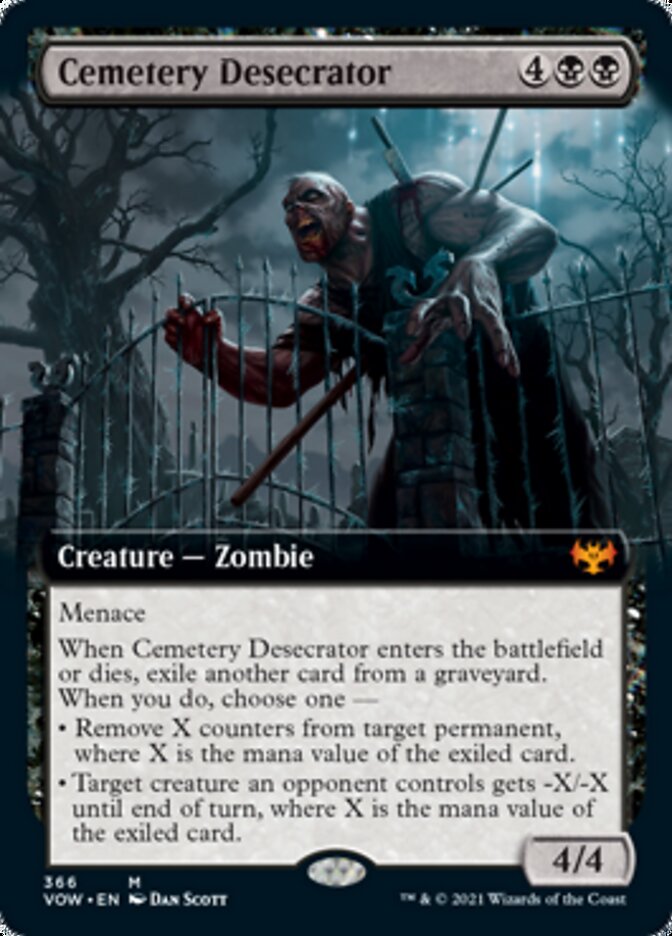 Cemetery Desecrator (Extended Art) [Innistrad: Crimson Vow] | Chromatic Games