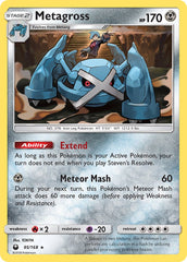 Metagross (95/168) (Prerelease Kit Exclusive) (Theme Deck Exclusive) [Sun & Moon: Celestial Storm] | Chromatic Games