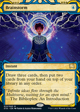 Brainstorm (Foil Etched) [Strixhaven: School of Mages Mystical Archive] | Chromatic Games