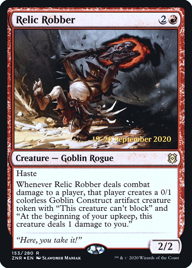 Relic Robber [Zendikar Rising Prerelease Promos] | Chromatic Games