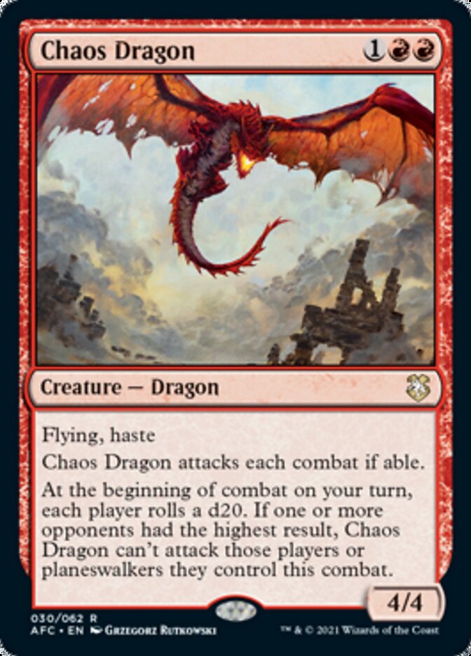 Chaos Dragon [Dungeons & Dragons: Adventures in the Forgotten Realms Commander] | Chromatic Games