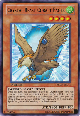 Crystal Beast Cobalt Eagle [RYMP-EN045] Super Rare | Chromatic Games