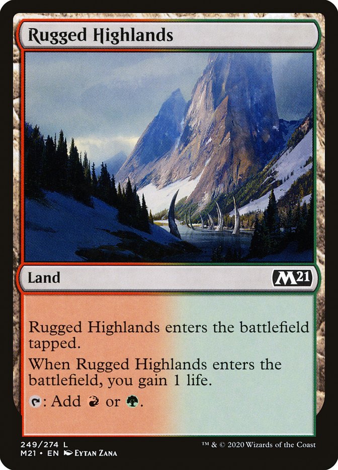 Rugged Highlands [Core Set 2021] | Chromatic Games