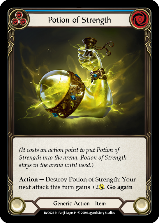 Potion of Strength [BVO028-R] (Bravo Hero Deck)  1st Edition Normal | Chromatic Games