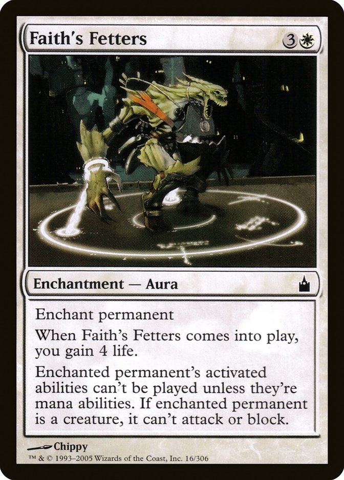 Faith's Fetters [Ravnica: City of Guilds] | Chromatic Games