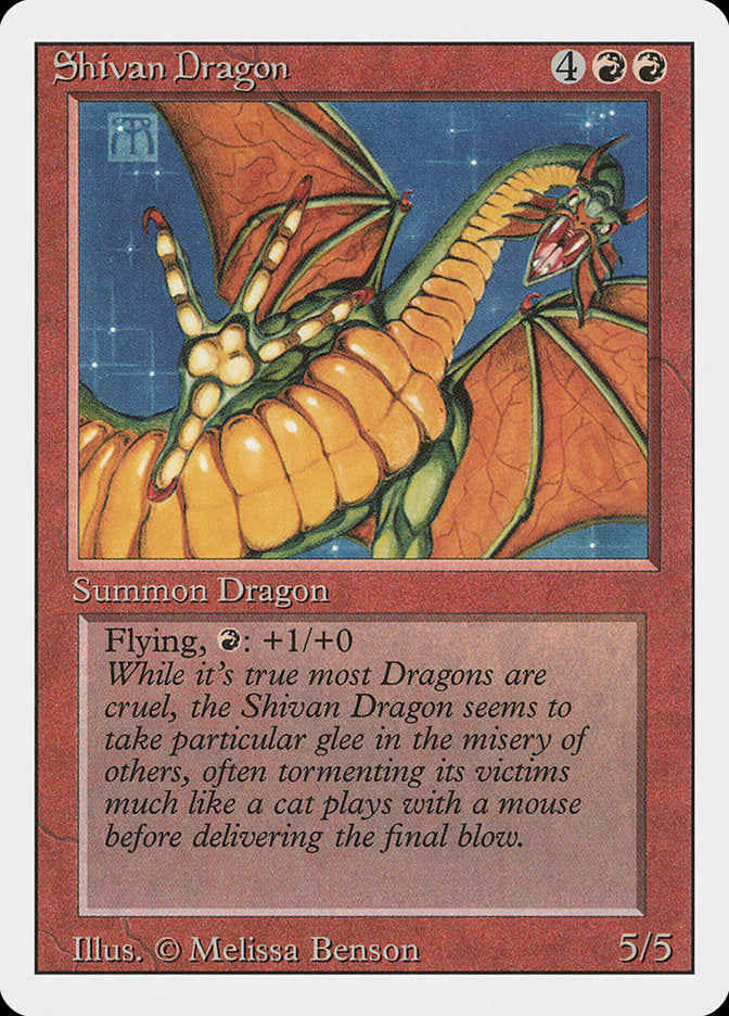 Shivan Dragon [Revised Edition] | Chromatic Games