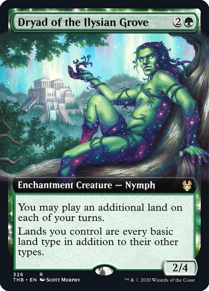 Dryad of the Ilysian Grove (Extended Art) [Theros Beyond Death] | Chromatic Games