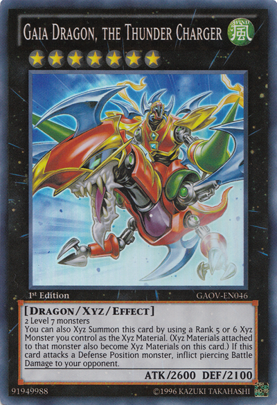 Gaia Dragon, the Thunder Charger [GAOV-EN046] Super Rare | Chromatic Games