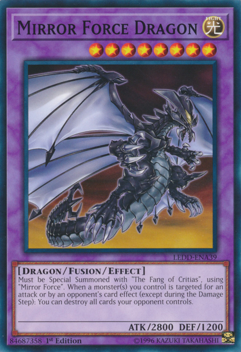 Mirror Force Dragon [LEDD-ENA39] Common | Chromatic Games