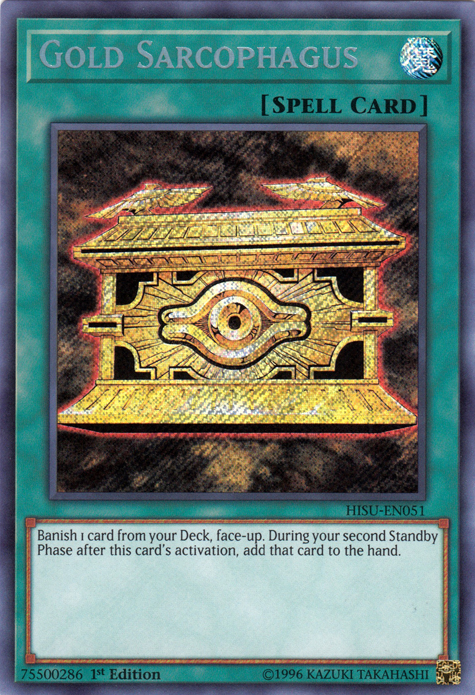 Gold Sarcophagus [HISU-EN051] Secret Rare | Chromatic Games