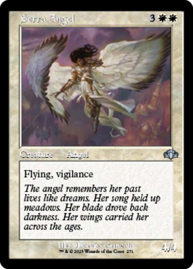 Serra Angel (Retro) [Dominaria Remastered] | Chromatic Games