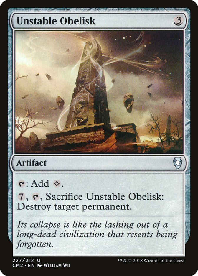 Unstable Obelisk [Commander Anthology Volume II] | Chromatic Games