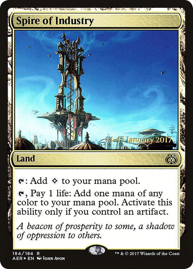 Spire of Industry [Aether Revolt Prerelease Promos] | Chromatic Games