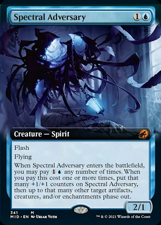 Spectral Adversary (Extended Art) [Innistrad: Midnight Hunt] | Chromatic Games