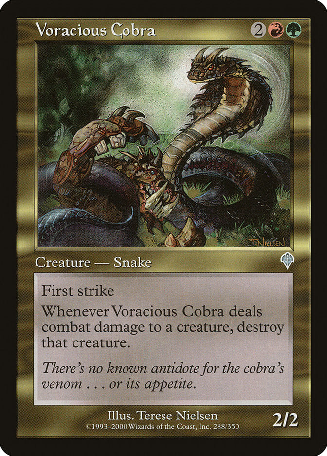 Voracious Cobra [Invasion] | Chromatic Games