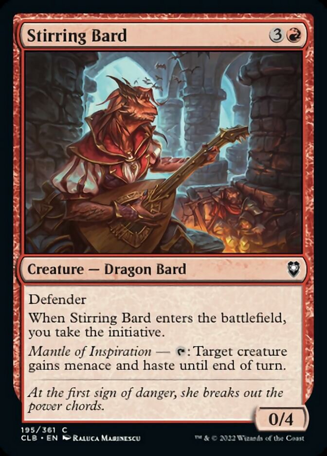 Stirring Bard [Commander Legends: Battle for Baldur's Gate] | Chromatic Games