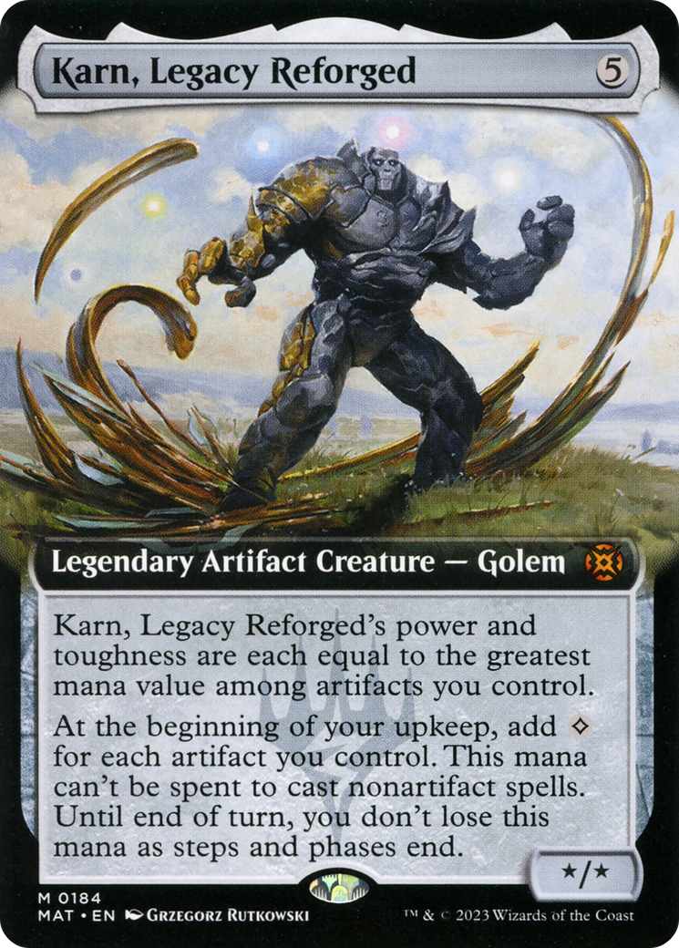 Karn, Legacy Reforged (Extended Art) [March of the Machine: The Aftermath] | Chromatic Games