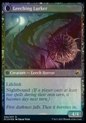 Curse of Leeches // Leeching Lurker [Innistrad: Midnight Hunt Prerelease Promos] | Chromatic Games