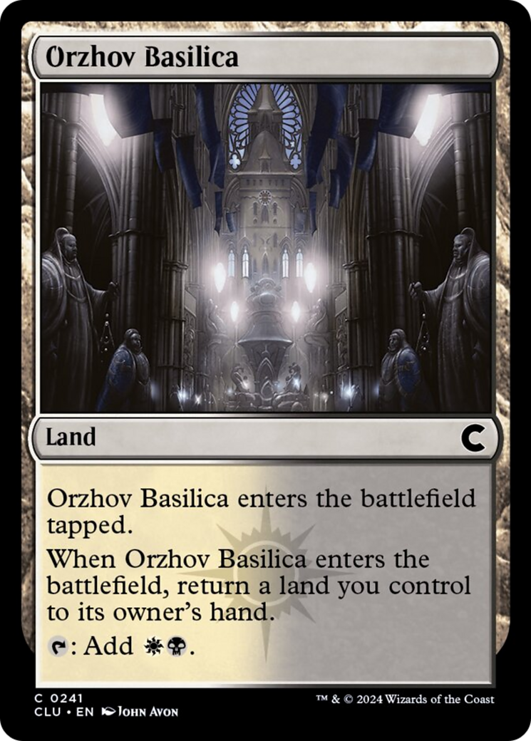 Orzhov Basilica [Ravnica: Clue Edition] | Chromatic Games