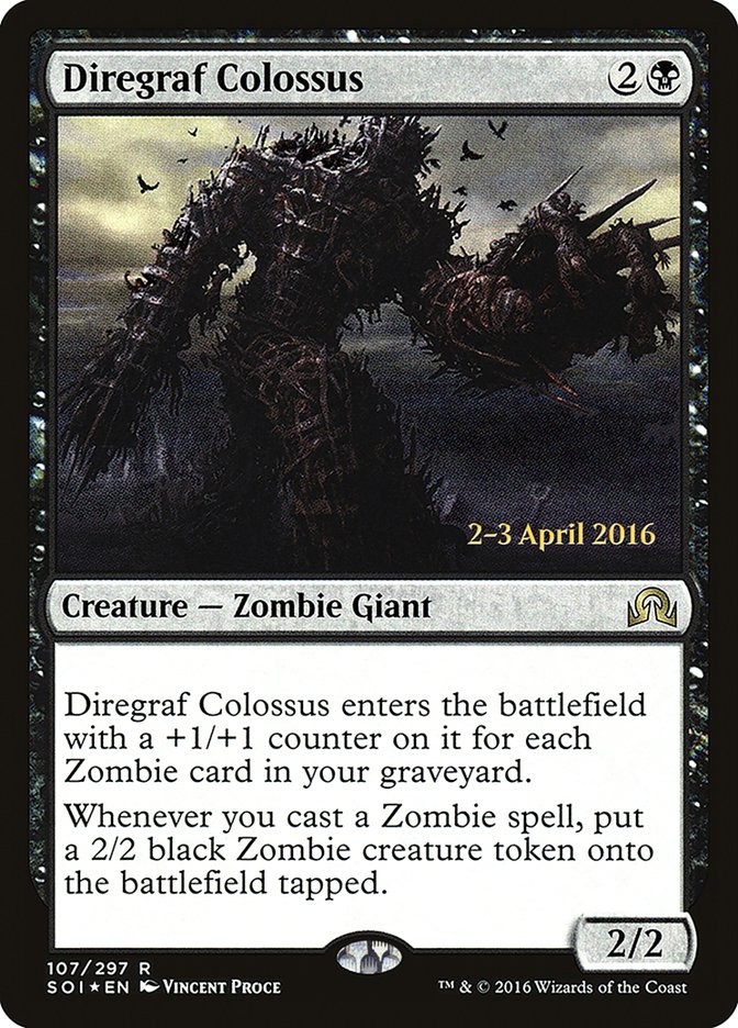 Diregraf Colossus [Shadows over Innistrad Prerelease Promos] | Chromatic Games