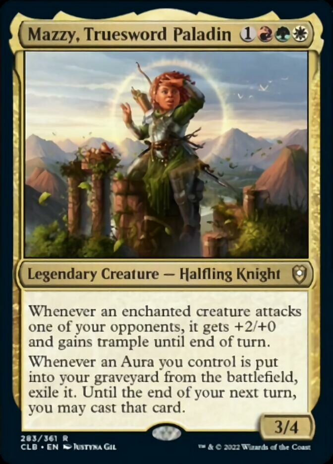 Mazzy, Truesword Paladin [Commander Legends: Battle for Baldur's Gate] | Chromatic Games