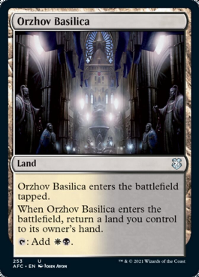 Orzhov Basilica [Dungeons & Dragons: Adventures in the Forgotten Realms Commander] | Chromatic Games
