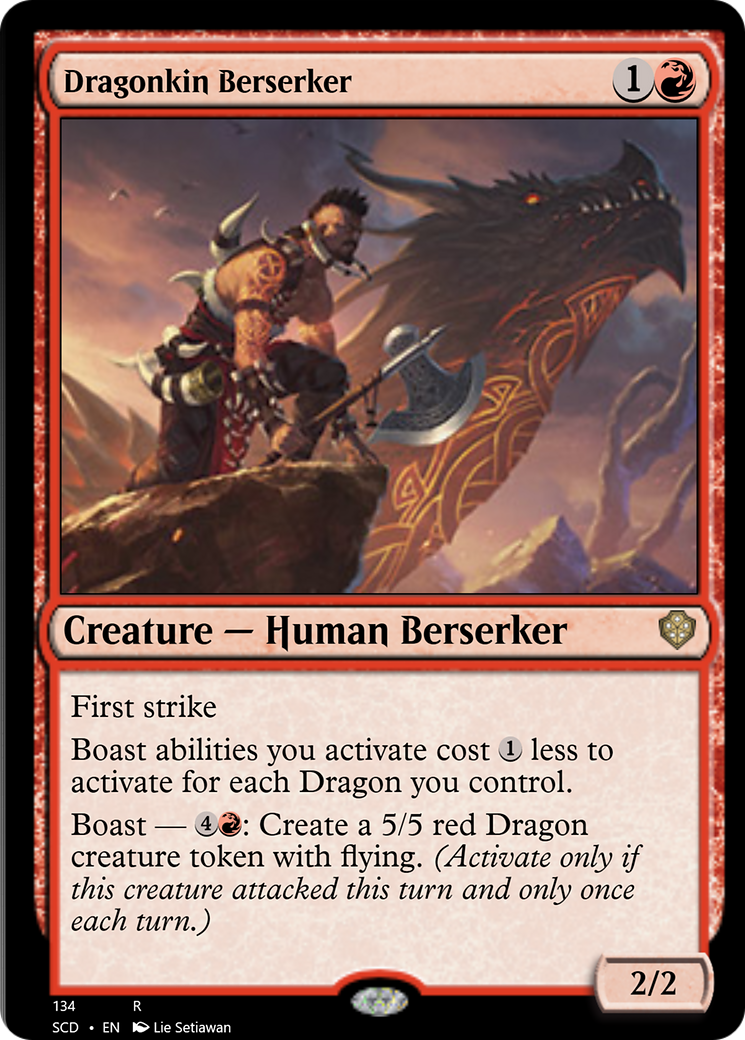 Dragonkin Berserker [Starter Commander Decks] | Chromatic Games