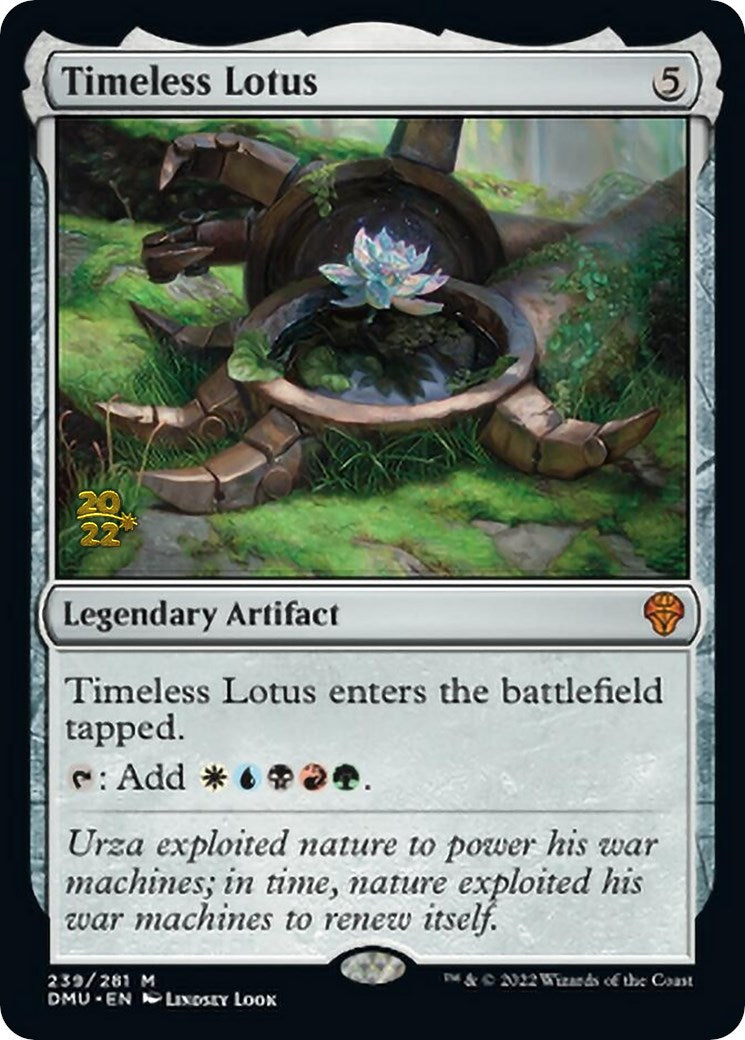 Timeless Lotus [Dominaria United Prerelease Promos] | Chromatic Games